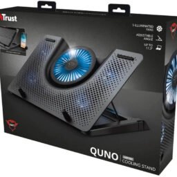 Laptop Gamer Cooler para laptop Trust GXT 1125 QUNO, 5 Coolers, 800 RPM, 5 Niveles, 17.3", soporte celular Cooler para laptop Trust GXT 1125 QUNO, 5 Coolers, 800 RPM, 5 Niveles, 17.3", soporte celular