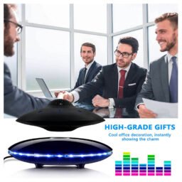 Altavoz UFO magnético flotante, 360 ° rotación, Bluetooth 5.0, Luces LED
