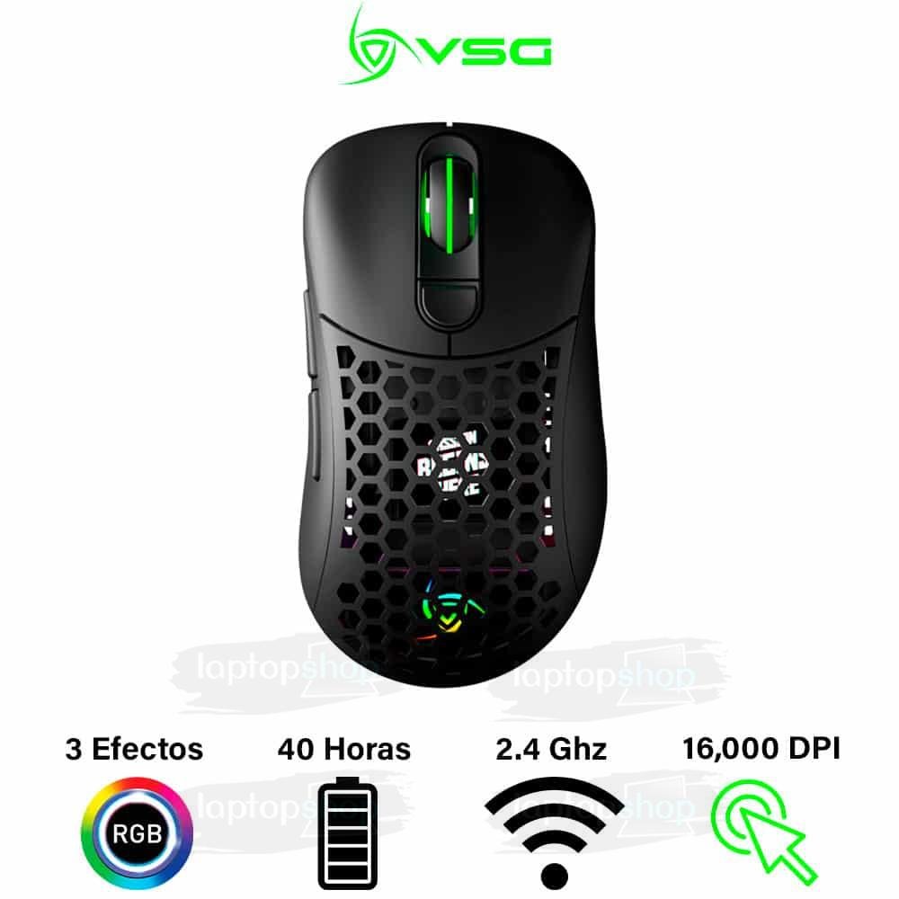 Laptop Gamer Mouse Gamer RGB VSG Aquila Fly, inalámbrico 2.4 Ghz, DPI 16000 Mouse Gamer RGB VSG Aquila Fly, inalámbrico 2.4 Ghz, DPI 16000