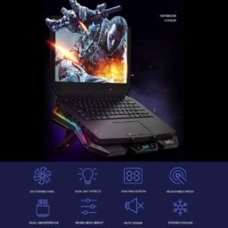 Laptop Gamer Cooler para laptop Coolcold K40, 6 Coolers, 2900 RPM, 7 Niveles, Laptops hasta 17" Cooler para laptop Coolcold K40, 6 Coolers, 2900 RPM, 7 Niveles, Laptops hasta 17" - Imagen 3