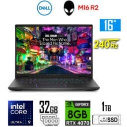 Dell Alienware M16 R2, Core Ultra 9-185H, 8GB RTX4070, 32GB RAM, 1TB SSD, 16 QHD 240Hz (1)