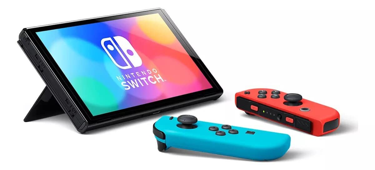 Laptop Gamer Nintendo Switch Modelo Oled 64gb Azul Neón / Rojo Neón Nuevo Nintendo Switch Modelo Oled 64gb Azul Neón / Rojo Neón Nuevo - Imagen 2