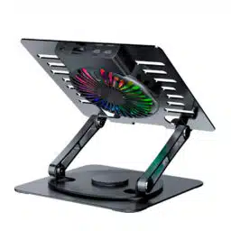 Alternative view of Soporte para laptop Teros TE-7132N, Rotativo 360°, RGB, 1200 RPM, Aluminio