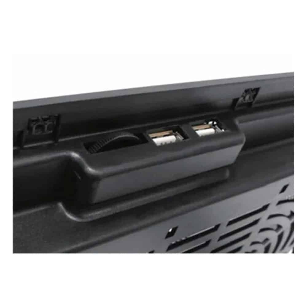 Laptop Gamer Cooler para laptop iDock N6 Procooler, LED AZUL, 2 Ventiladores, 5 Niveles, 1200 RPM Cooler para laptop iDock N6 Procooler, LED AZUL, 2 Ventiladores, 5 Niveles, 1200 RPM - Imagen 5