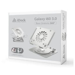 Cooler para laptop iDock Galaxy i60, USB 3.0, Base Giratorio 360°