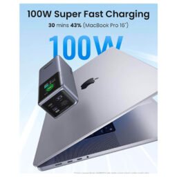Power Bank UGREEN Nexode 20,000 mAh 130W, Carga Rapida 72Wh PD 3 puertos, pantalla smart TFT